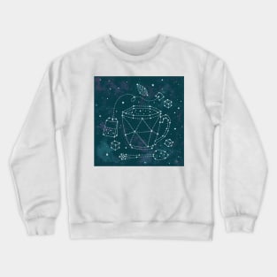 Tea Time Constellation Crewneck Sweatshirt